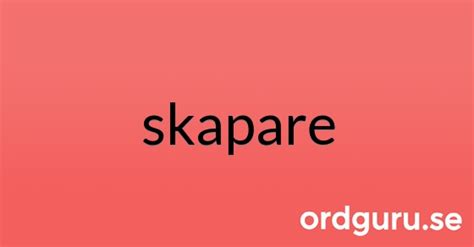 Synonymer till skapare .